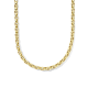 14 KARAAT GOUDEN  COLLIER JASSERON 6.0 MM - 7398