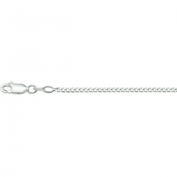ZILVER GOURMET COLLIER 45 CM - 18287