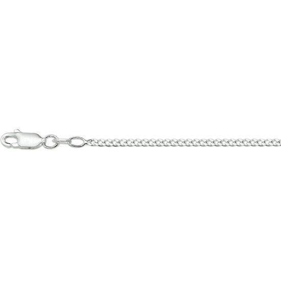 ZILVER GOURMET COLLIER 45 CM - 18287