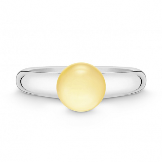 QUINN RING ZILVER MET CITRIEN - 19930