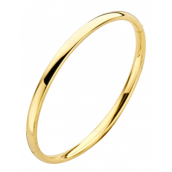 FJORY 4 MM GEELGOUDEN SLAVENARMBAND OVAAL. - 27530