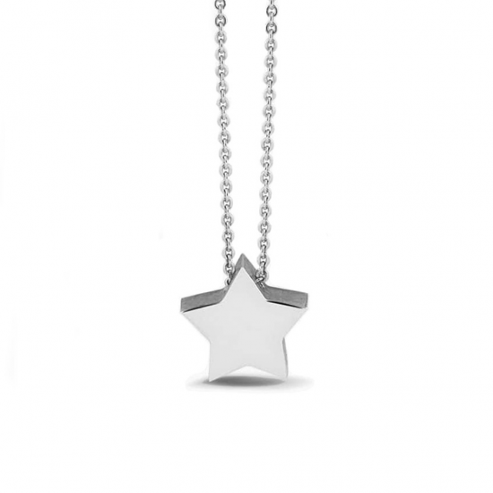 SEE YOU  ZILVEREN COLLIER MET HANGER - 33261