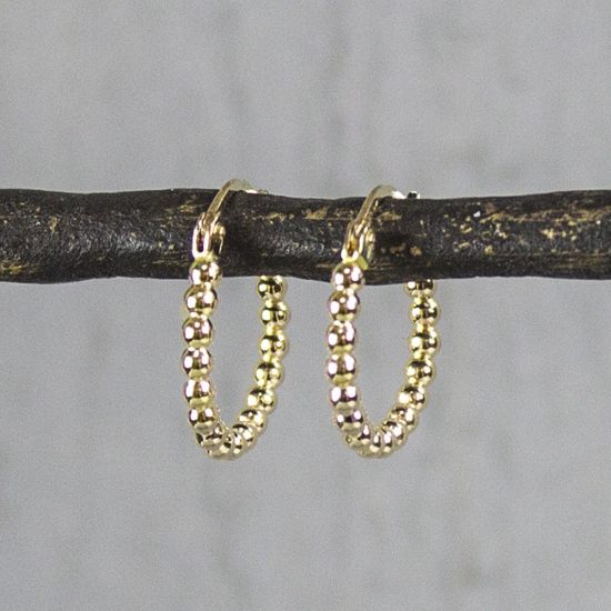 JEH COLLECTION ZILVERVERGULD OORSIERAAD - 32138