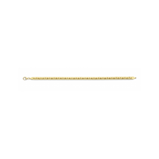 GOUDEN ARMBAND MET ZILVEREN KERN - 38811