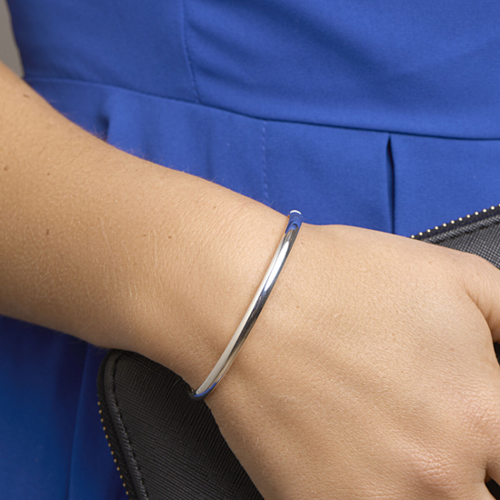 ZILVEREN BANGLE - 38854