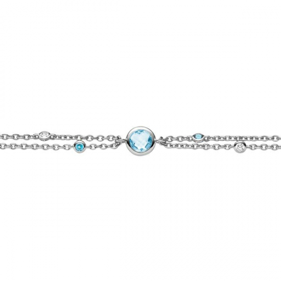 VIVENTY ARMBAND MET BLAUWTOPAAS - 39021