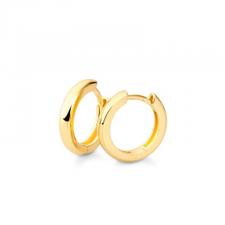 ZILVEREN CREOLEN  GEEL VERGULD - 39030