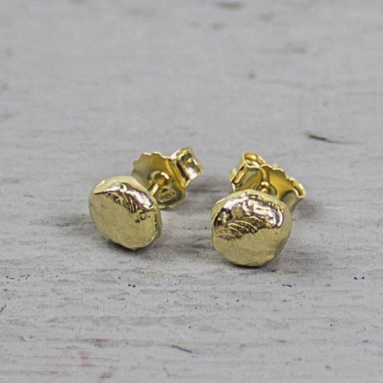 JEH COLLECTION ZILVERVERGULD OORKNOPPEN - 30795