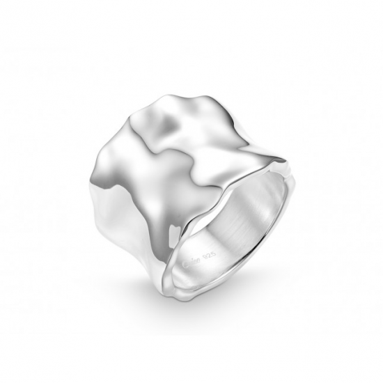 ZILVEREN QUINN RING - 39116