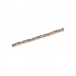 14 KARAAT GOUDEN TENNISARMBAND MET BRILJANT TOTAAL 1.62 CARAAT W/SI - 36311