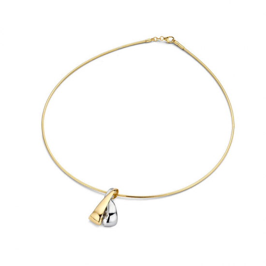 14 KARAAT BICOLOR GOUDEN HANGER UIT DE ENGI COLLECTION - 37001