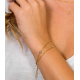 ZINZI GOLD PLATED ZILVEREN ARMBAND - 36466