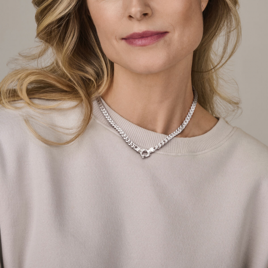 ZILVEREN COLLIER  GOURMET 45 CM - 36894