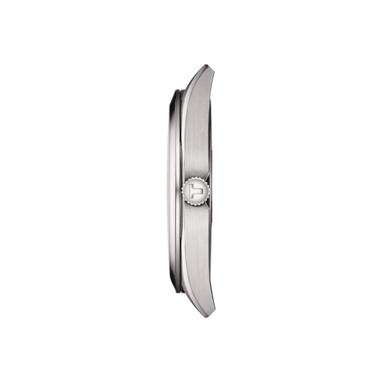 TISSOT  1853 GENTELMAN QUARTZ STAAL MET ZWARTE WIJZERPLAAT - 37115
