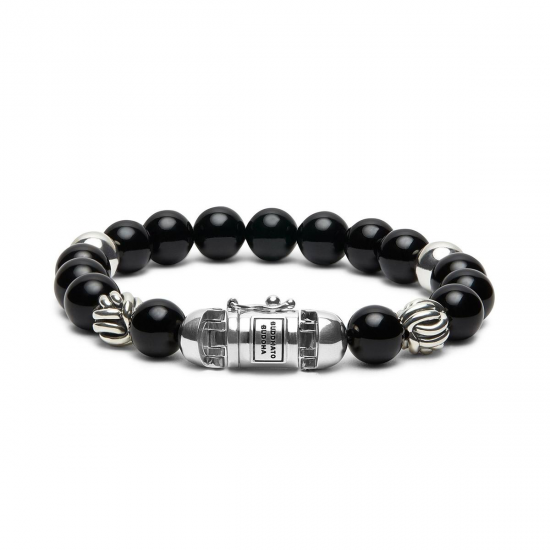 B2B ARMBAND SPIRIT BEAD ONYX - 37572