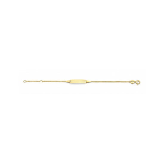 Fjory plaatarmbandje 14 krt. geelgoud met zilveren kern - 37660