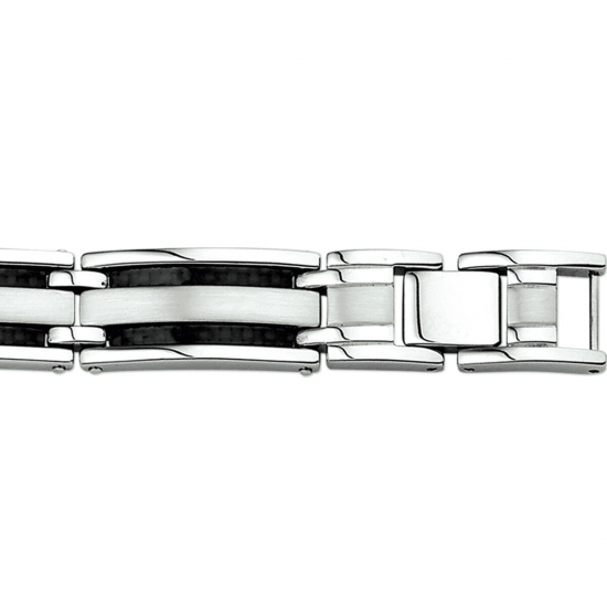 STALEN ARMBAND MET CARBON - 37799