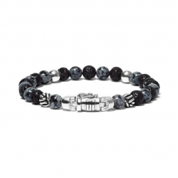 BUDDHA TO BUDDHA ARMBAND  SPIRIT BEAD MINI SNOWFLAKES - 37980