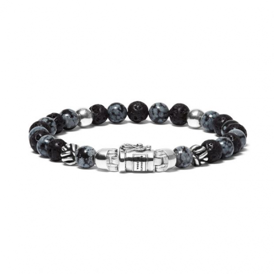 BUDDHA TO BUDDHA ARMBAND  SPIRIT BEAD MINI SNOWFLAKES - 37980