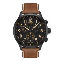 TISSOT 1853 CHRON XL/BGR/CHRQ/PVD NOIR/BRUN/NOIR - 38281