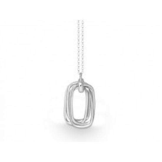 QUINN ZILVEREN COLLIER FANTASIE - 38886