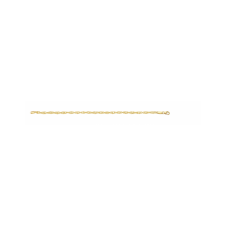 GOUDEN COLLIER MET ZILVEREN KERN - 37642