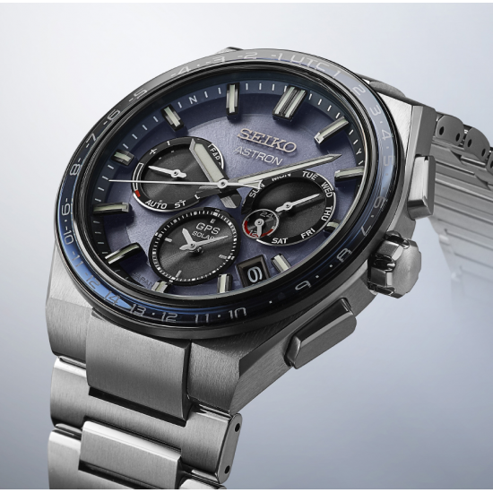 SEIKO HORLOGE ASTRON GPS SOLAR TITANIUM - 39370