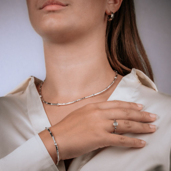 JEH ZILVEREN DAMES ARMBAND - 39456