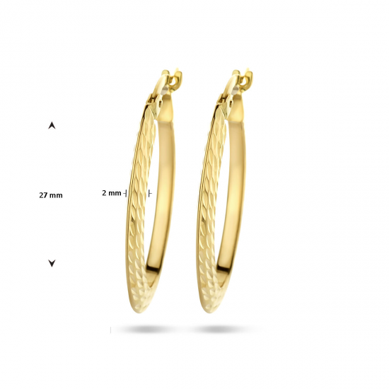 14 KARAAT GOUDEN OORSIERADEN - 39500