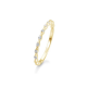 GOUDEN RING 0.105CT H/SI BRILJANT - 39614