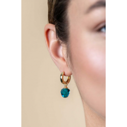 ZINZI GOLD PLATED ZILVEREN OORBEDELS - 39728