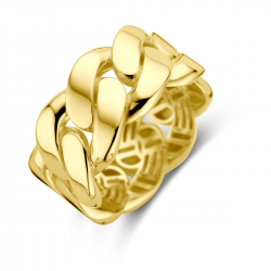 14 karaat geelgouden fantasie ring - 39864