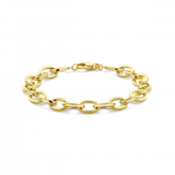 14 karaat geelgouden fantasie armband - 39866