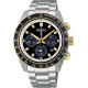 SEIKO SPEEDTIMER SOLAR CHRONOGRAAF BRACELET MET SAPHIER GLAS - 39917