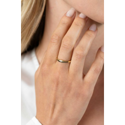 ZINZI RING ZILVER/  VERGULD MET ZIRKONIA - 40002