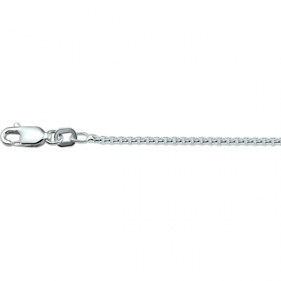 ZILVER COLLIER BOL VENETIAANS - 40056