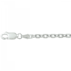 ZILVER COLLIER ANKER - 40058