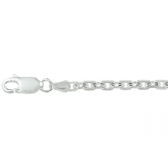 ZILVER COLLIER ANKER - 40058