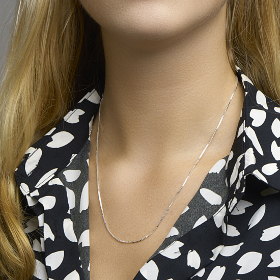 ZILVER COLLIER VENETIAANS 1.1MM - 40060