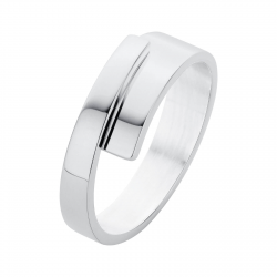 ZILVEREN NOL DAMESRING - 40120