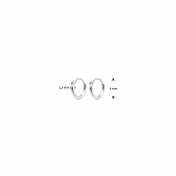 ZILVEREN CREOLEN - 40133