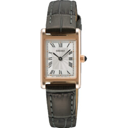 SEIKO DAMES STAAL/LEER - 40204