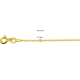 ZILVER VERGULD ANKER COLLIER - 40262