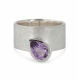 ZILVEREN RING AMATHIST - 40461