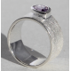 ZILVEREN RING AMATHIST - 40461