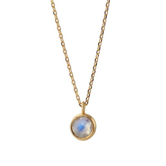 COLLIER MET MAANSTEEN HANGER - 40467