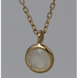 COLLIER MET MAANSTEEN HANGER - 40467