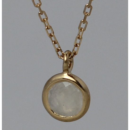 COLLIER MET MAANSTEEN HANGER - 40467