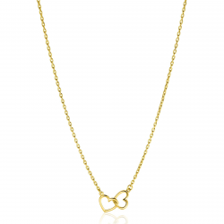 ZINZI GOLD PLATED ZILVEREN COLLIER - 40473