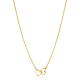 ZINZI GOLD PLATED ZILVEREN COLLIER - 40473